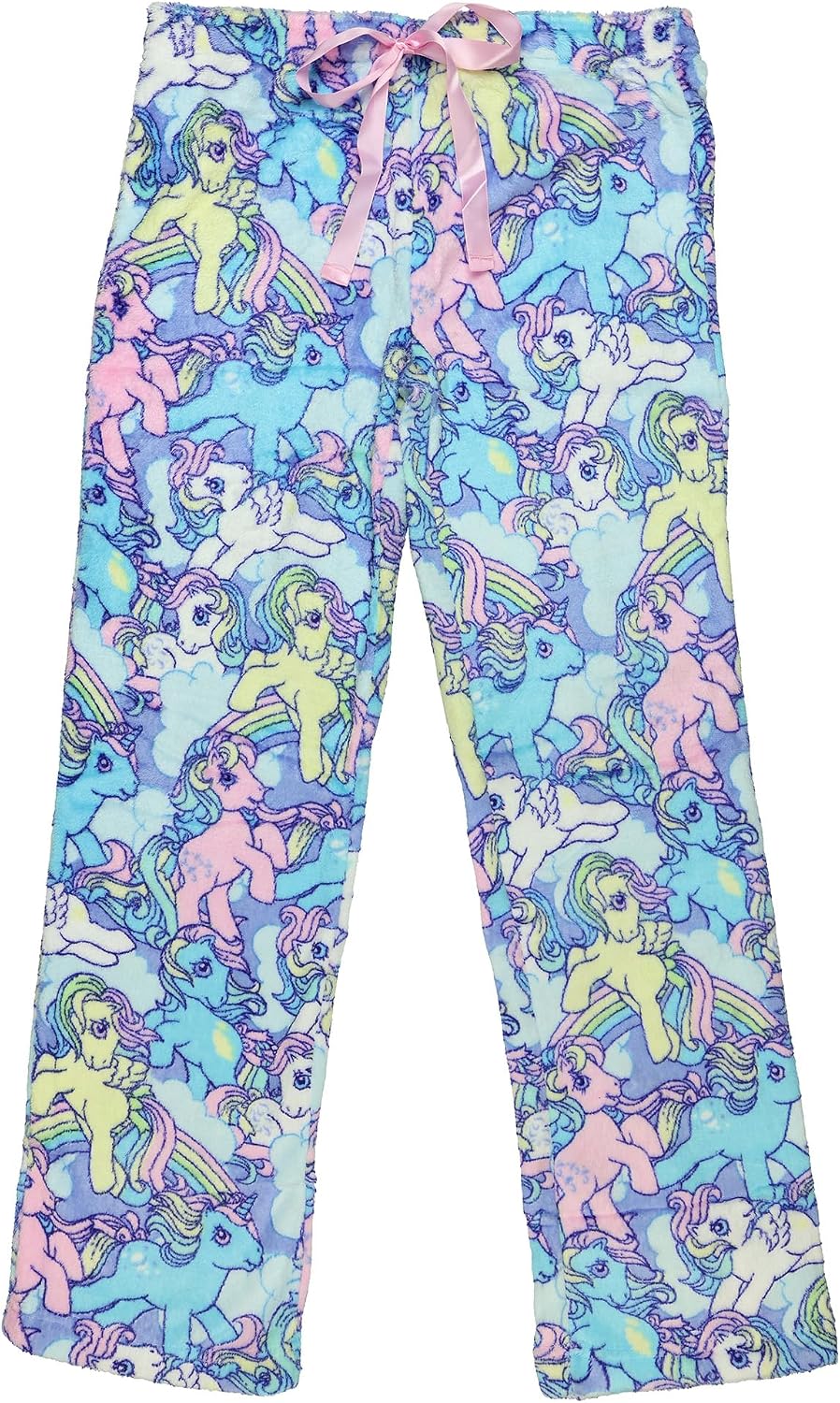 My Little Pony Pajamas Women's Pastel Fleece Lounge Pajama Pant Bottoms