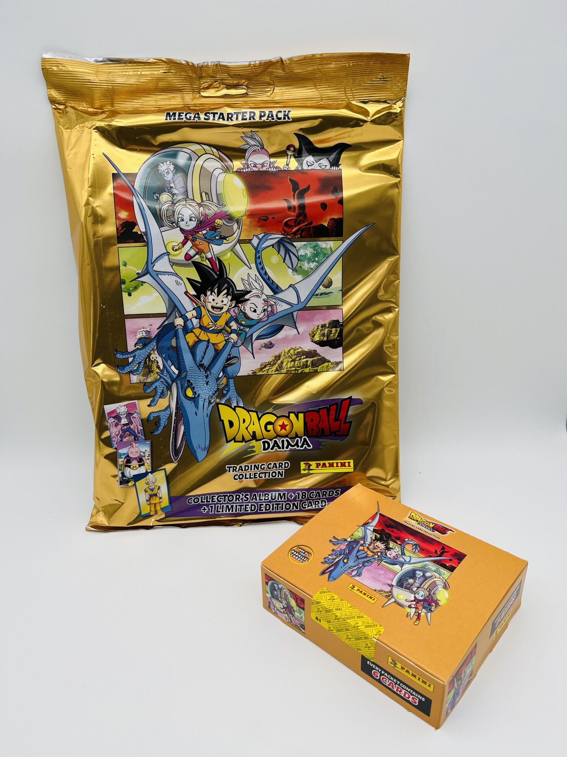 manuelkant Starter - Archivador + caja de 24 sobres para la recogida de tarjetas Dragon Ball Daima