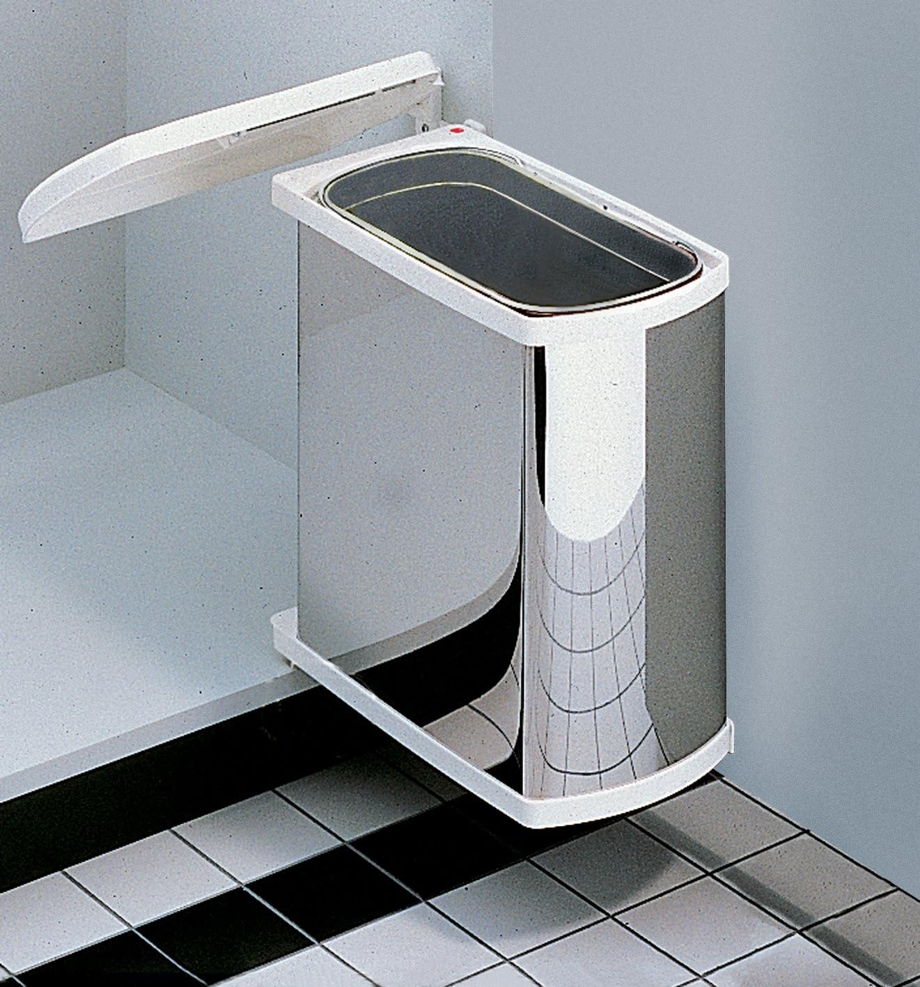 Worktop Mounted waste bin, 13 litres Amazon.co.uk Home & Kitchen