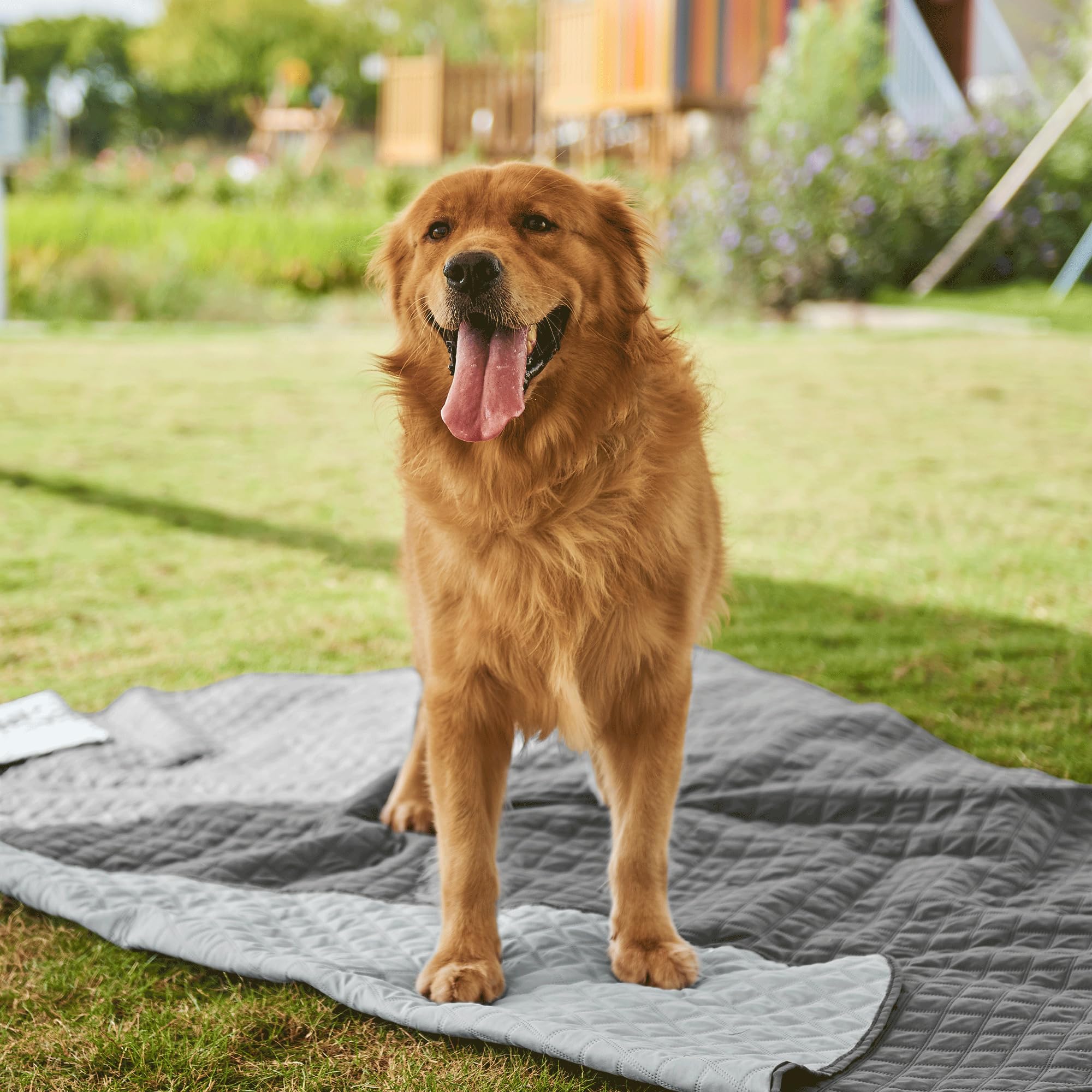 NICETOWN Dog Bed Cover for Pets Blanket for Couch Protection Waterproof Bed Covers Dog Blanket Furniture Protector Reversible Sofa Mat (1 Piece, Dark Grey/Light Grey, 62" Wide x 82" Long) โ image 1