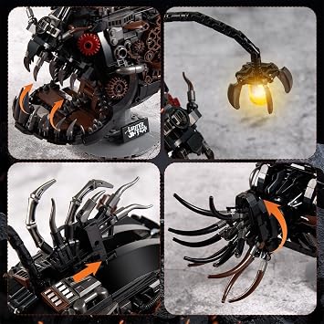 Mechanical Fish Building Sets Animals STEM Toy for Adults Boys 8+