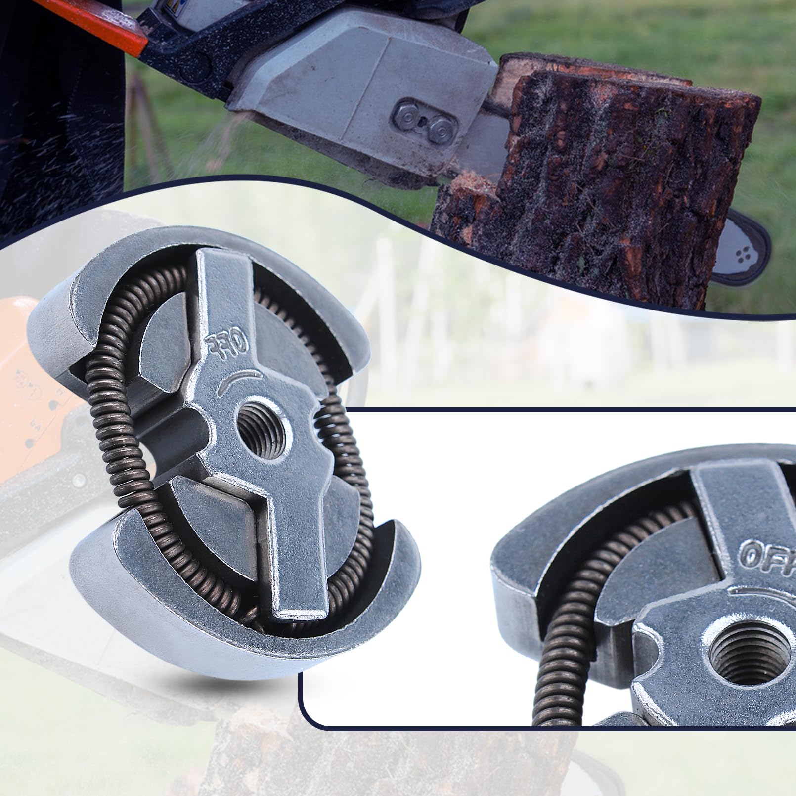 Kit Pompe à Huile Et Embrayage Pour Tronçonneuse Husqvarna 240/235 – Tambour 0,325" 7T, Réf. 581063901