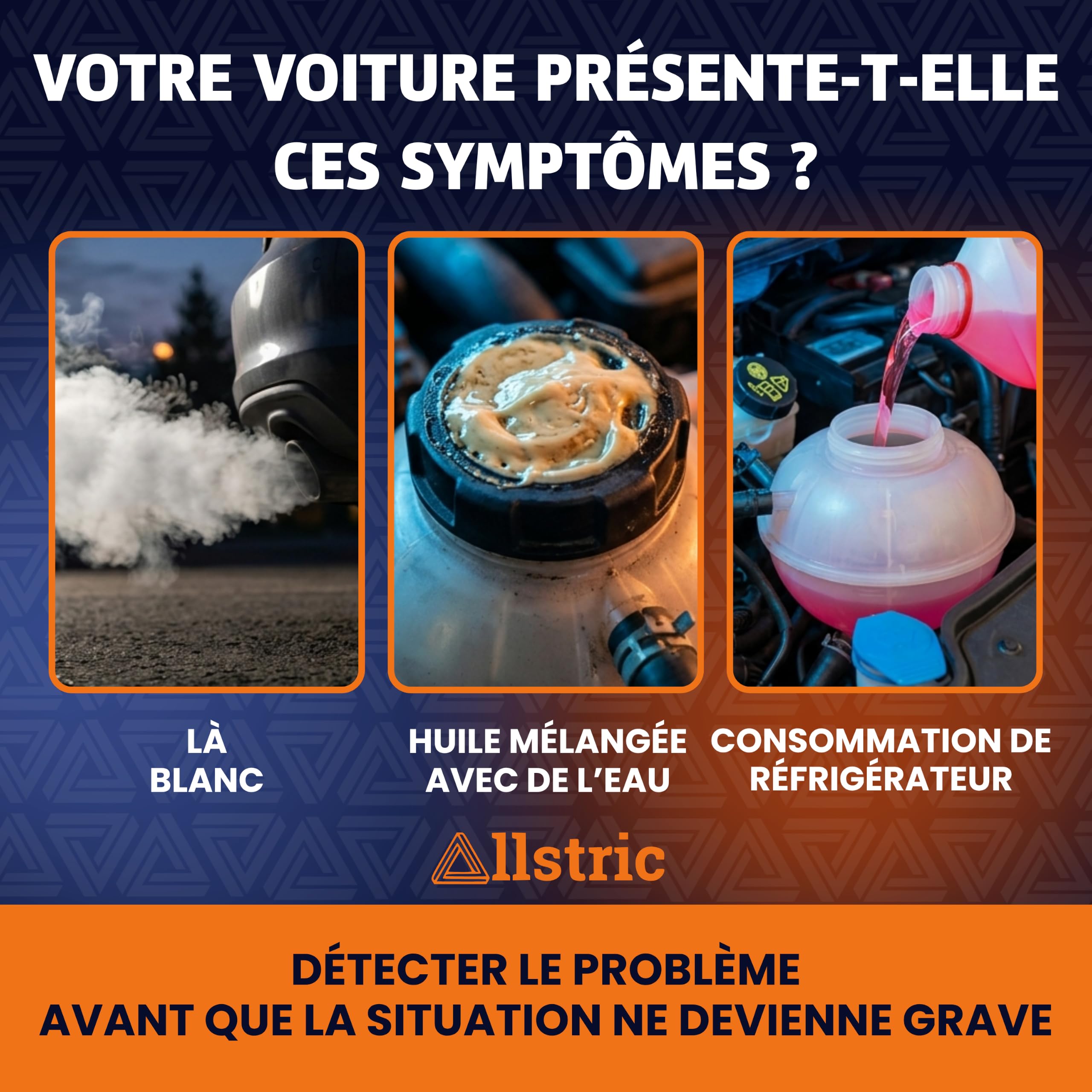 Test CO2 Joint de Culasse | Testeur Joint de Culasse pour Voiture & Moteur | Kit Universel 50 Tests avec Liquide Réactif | Testeur Liquide de Refroidissement & Block Tester