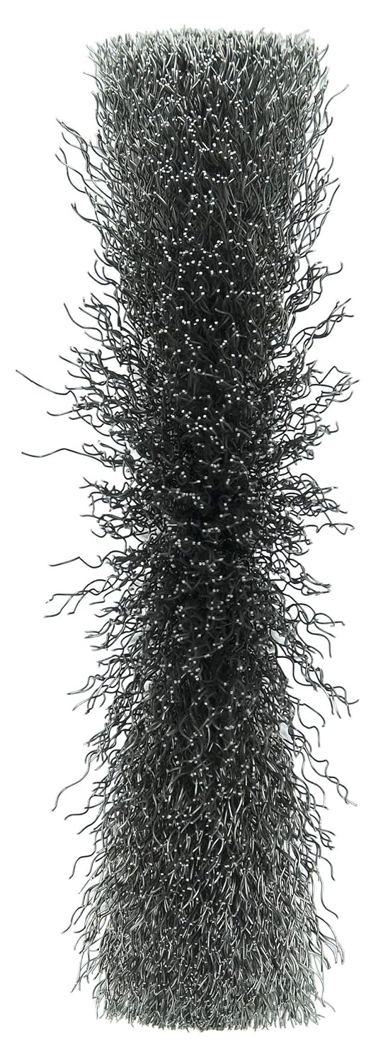 Weiler 01055 6" Narrow Face Crimped Wire Wheel, .0104" Steel Fill, 5/8"-1/2" Arbor Hole, Made in The USA (Pack of 10)