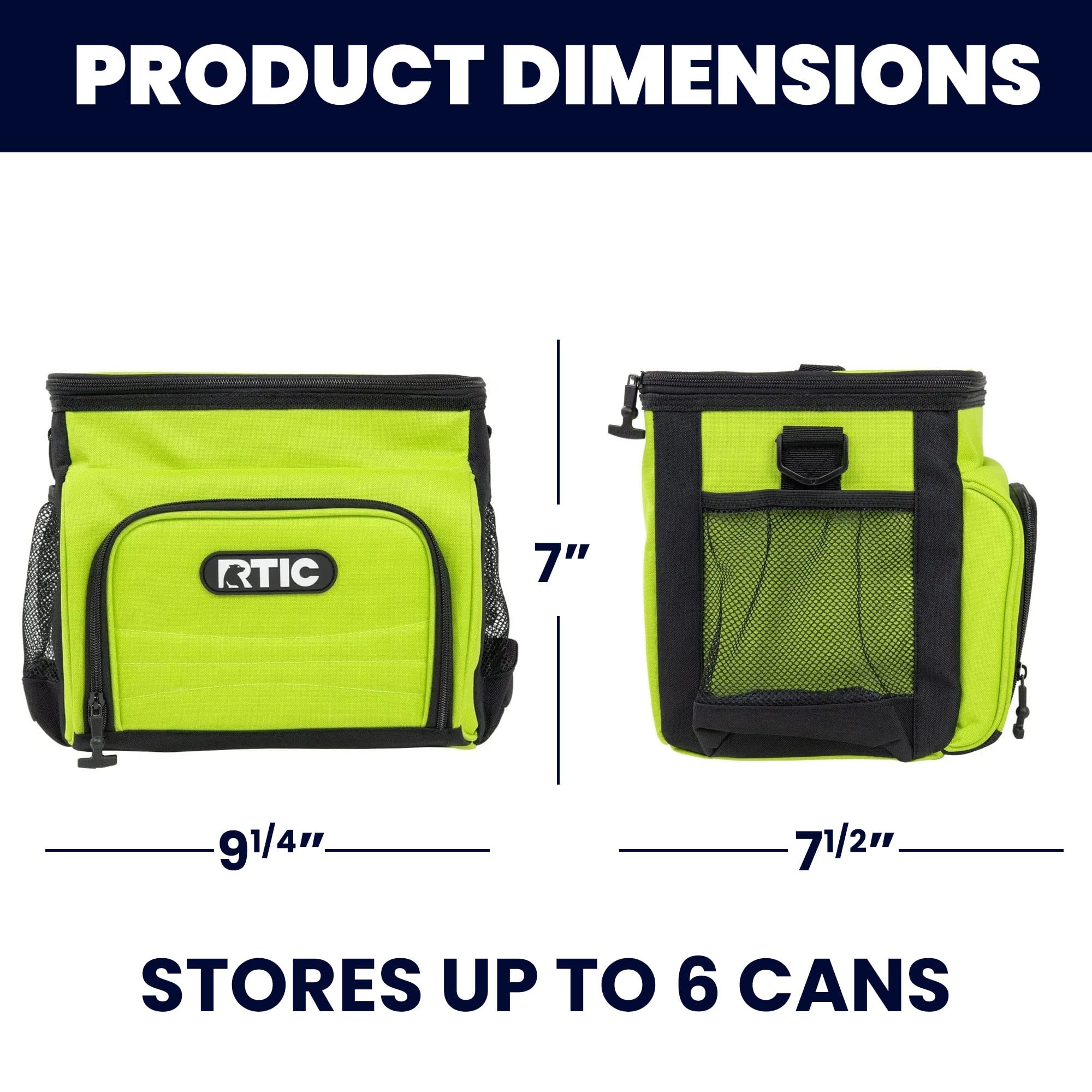 RTIC Day Cooler, 6 Can (Lime Green): Buy Online at Best Price in UAE -  Amazon.ae