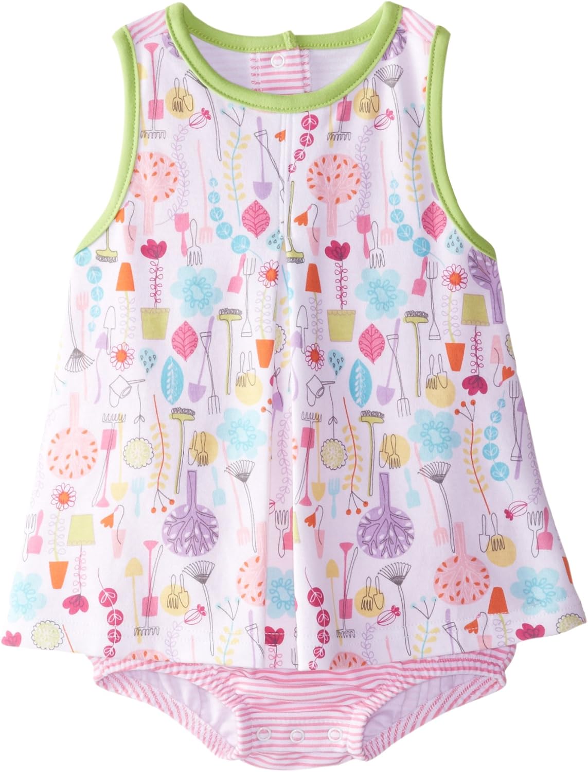 Zutano Baby Girls' Giardini A line Jumper