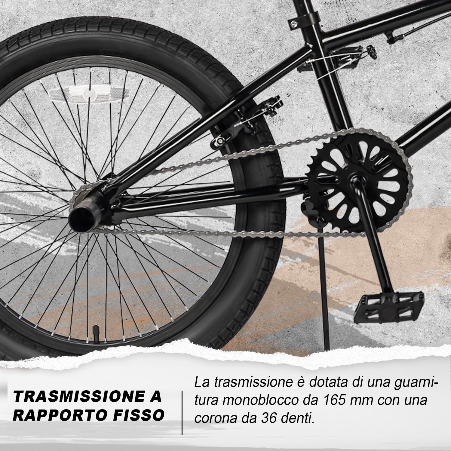AVASTA Bicicletta BMX per Bambini Freestyle da 20 Pollici per età 6 7 8 9 10 11 12 13 14 Anni Ragazzi Ragazze Adolescenti e Junior Riders con 4 Picchetti, Rotori a 360 Gradi, Negro