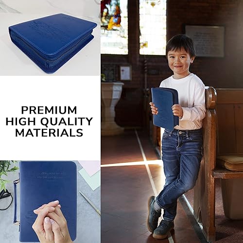 Miniatura 6 de DEHITE Funda para la Biblia para mujeres y hombres, bolsa de transporte de cuero para la Biblia, tamaño grande, se adapta a libros de 7 x 10.1 x 1.9