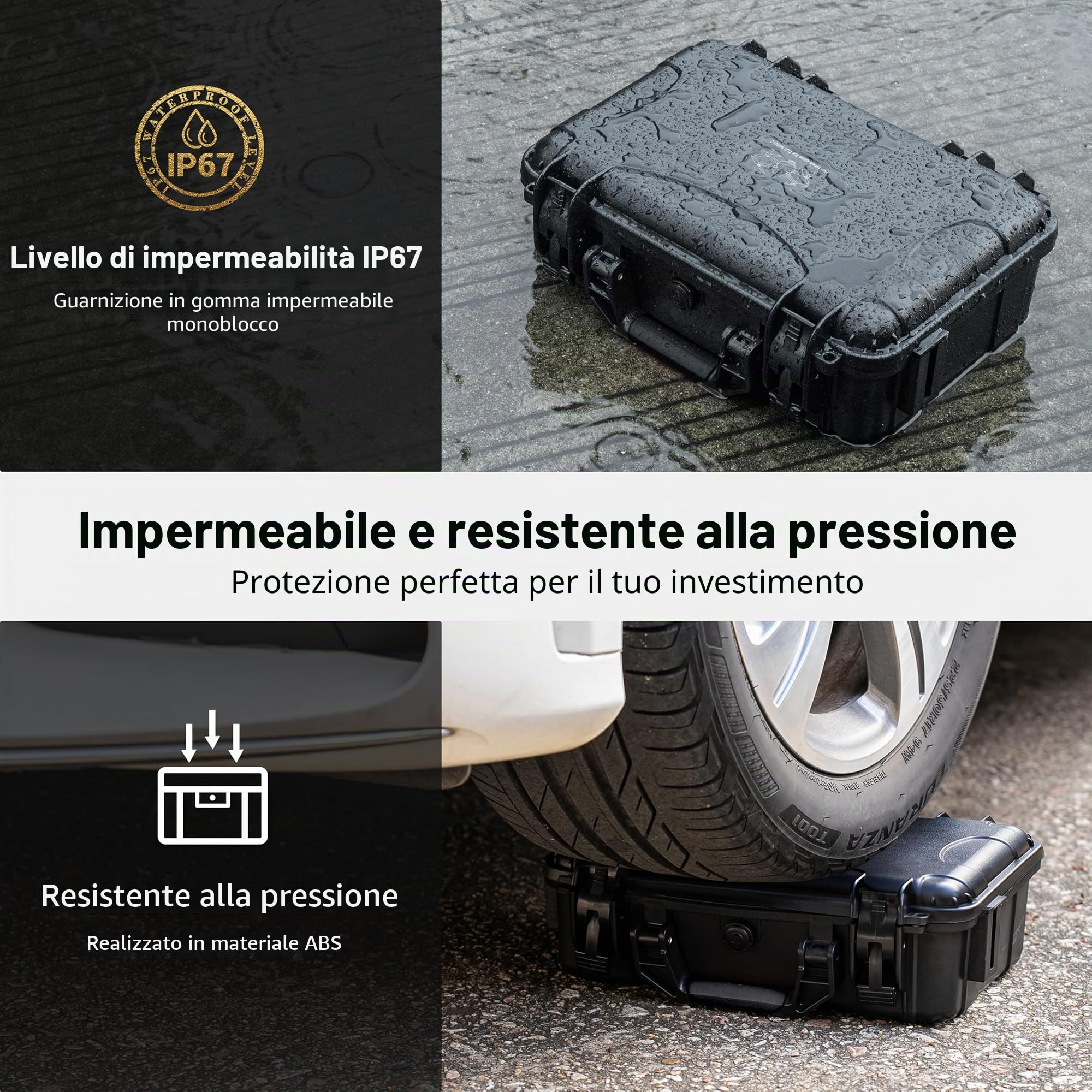Tomat Custodia rigida impermeabile per accessori DJI Drone