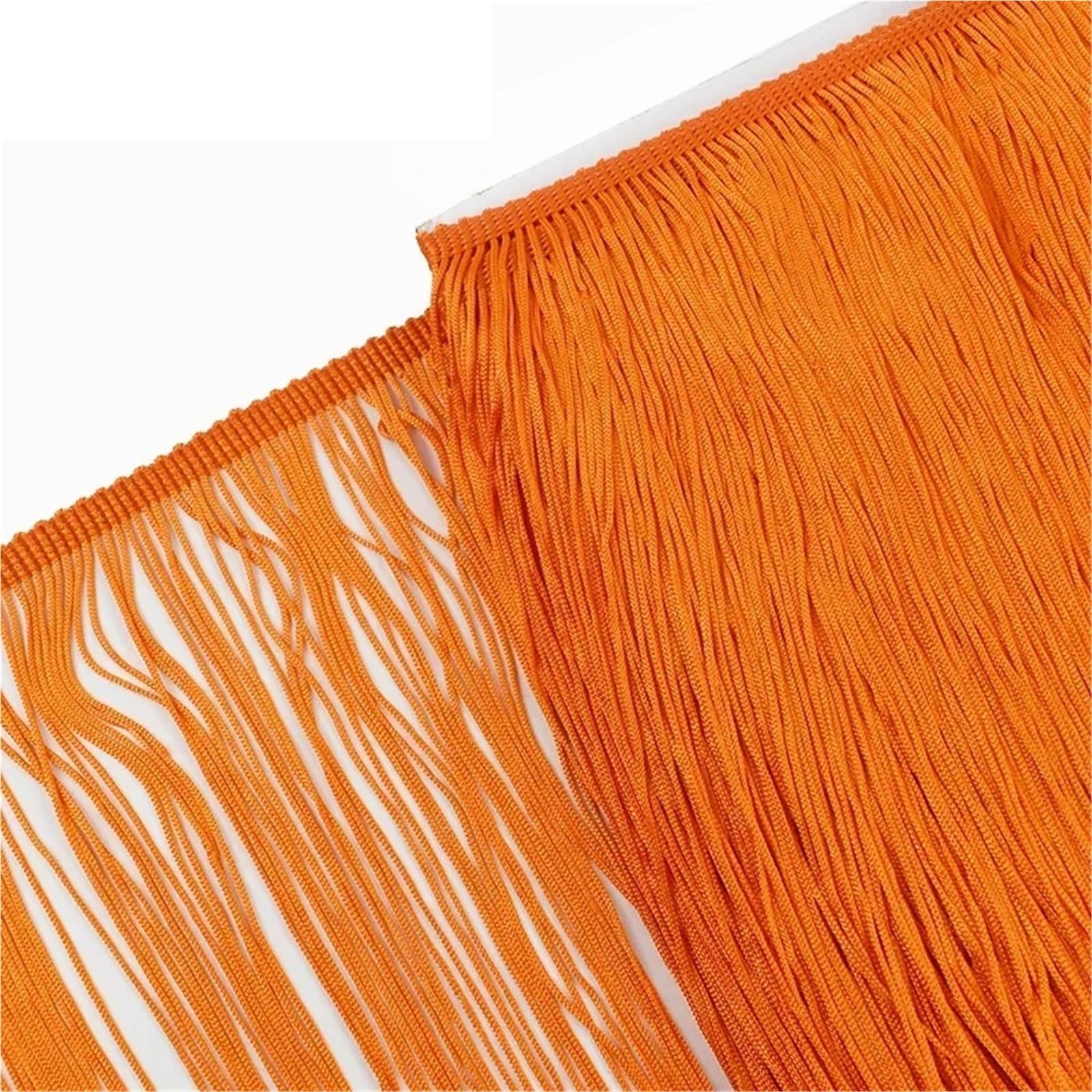 Bordo con frange in pizzo largo, Nappe con frange multicolori 50 cm 1-5 metri for tende abiti cucito fai da te(Color 4,50cm-5Meters)