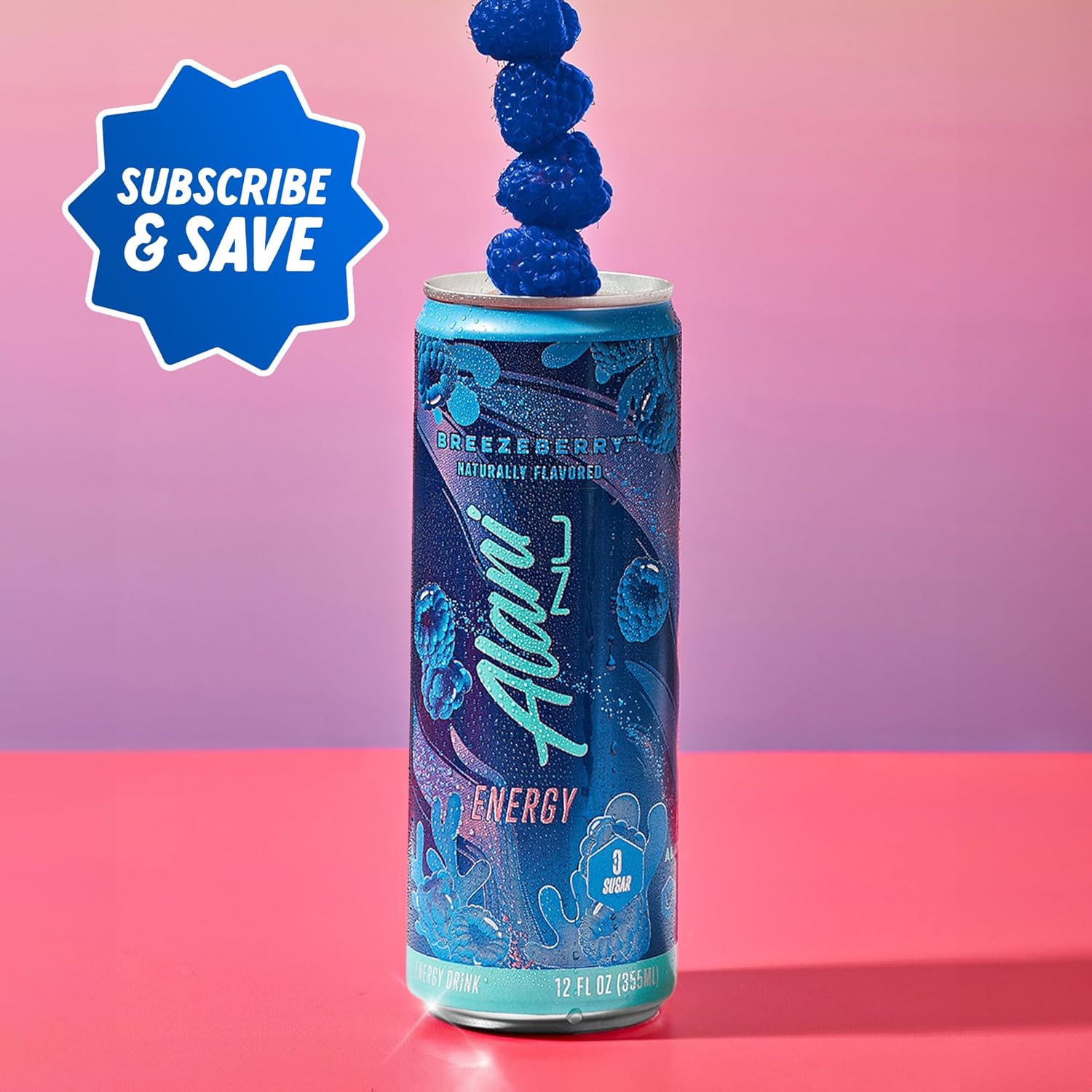 Alani Nu Breezeberry, Sugar Free, Low Calorie Energy Drinks,...