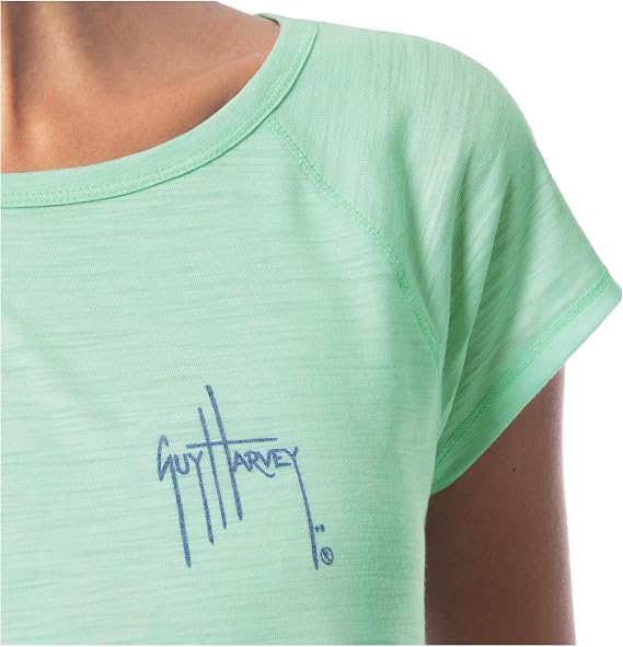 Guy Harvey Women's Poly/Rayon Slub Tee
