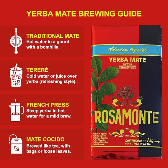 Yerba Mate Rosamonte Special Selection 2 Pack (4.4lbs - 2 Kilos)
