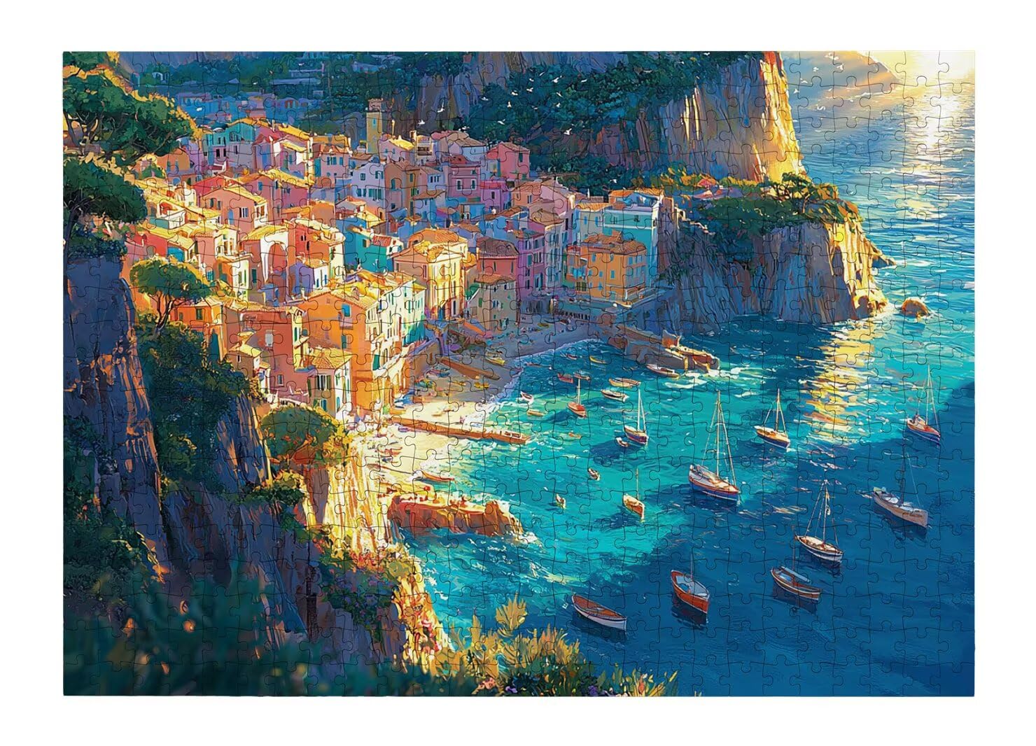 1500 sztuk puzzli dla dorosłych, Włochy Puzzle wymagająca gra -4395