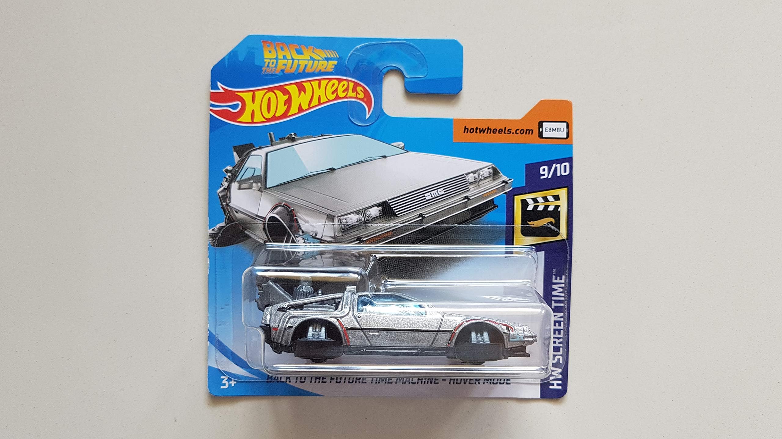 Hot Wheels2009 HW Premiere International Short Card 16 of 52 Silver '81 Delorean DMC-12