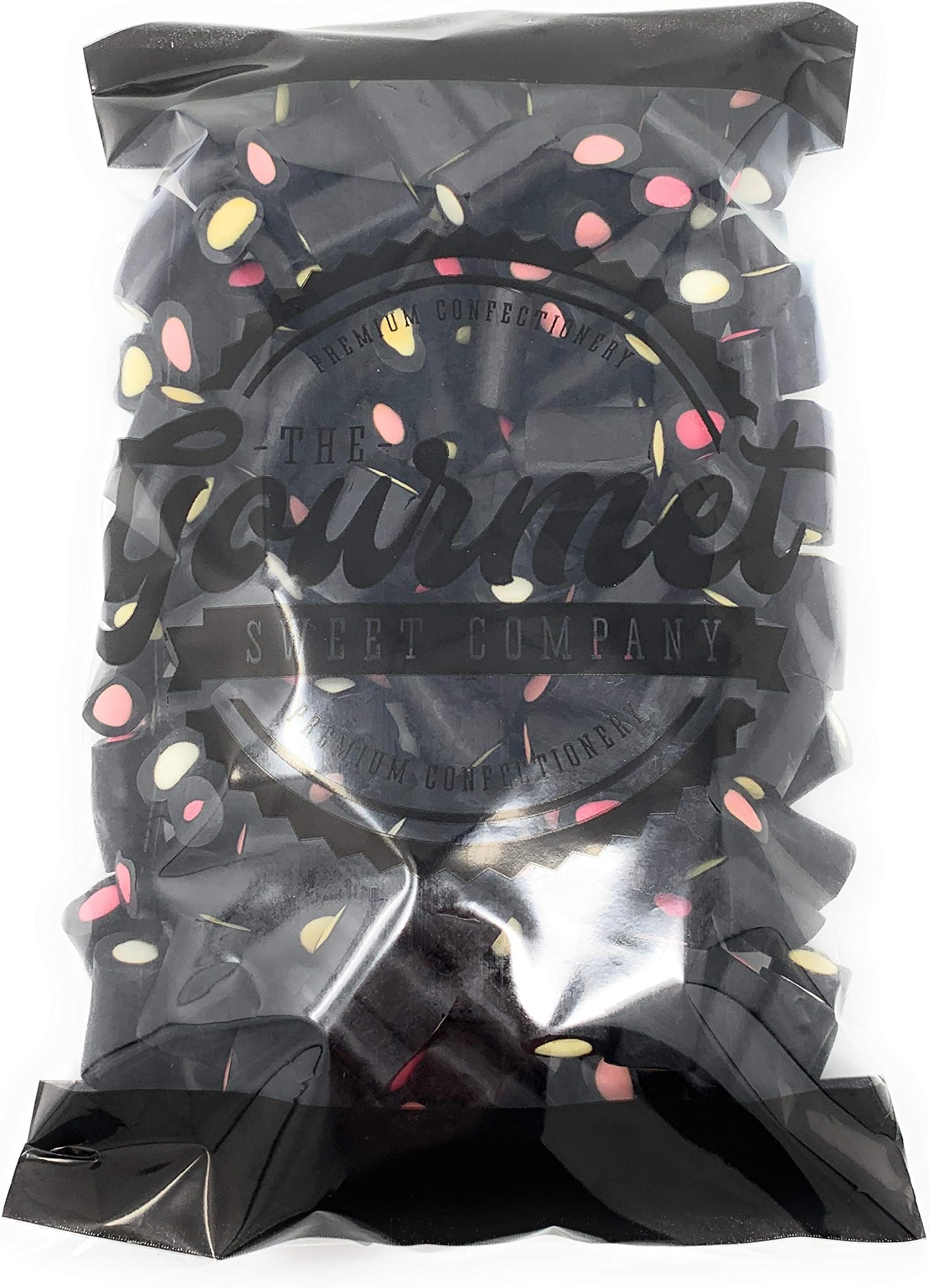 Liquorice Cream Rock 1kg Share Bag by The Gourmet Sweet Company