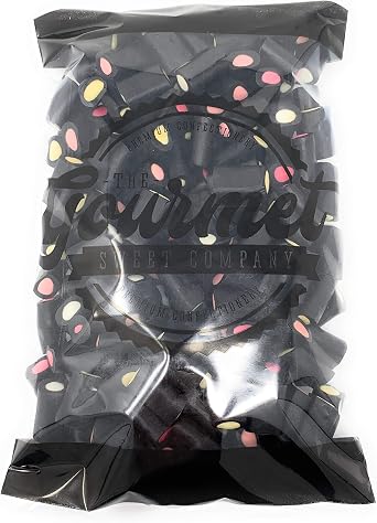 Liquorice Cream Rock 1kg Share Bag by The Gourmet Sweet Company