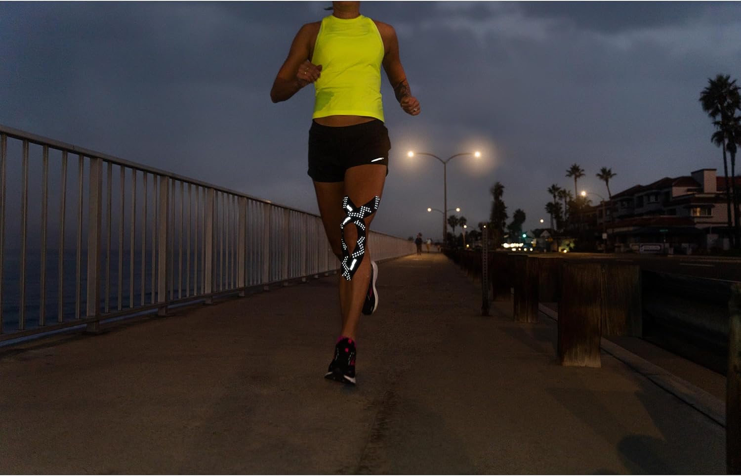 RockTape RockFlash Reflective Kinesiology Tape, Sport-Optimized