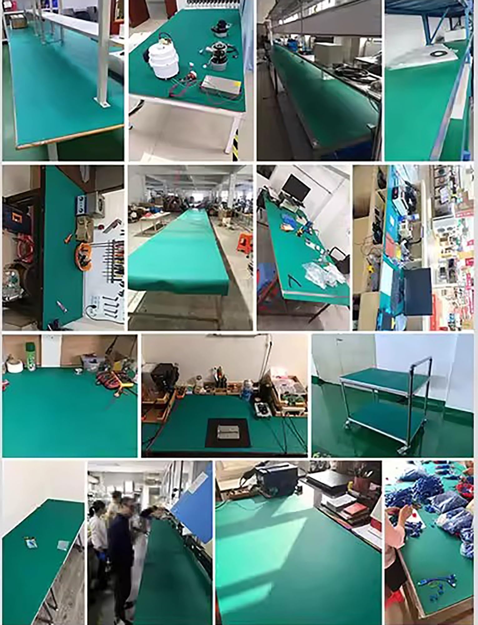 Alfombrilla de soldadura antiestática, almohadilla de estación de trabajo resistente al calor de 2 mm para reparación de electrónica y taller, 50 x 60 cm, perfecta para uso doméstico y profesional