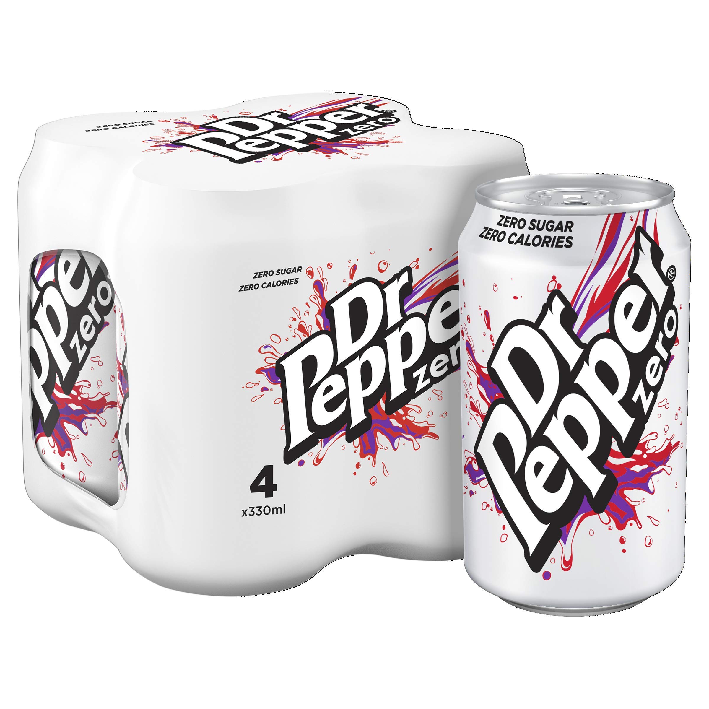 Dr. Pepper Zero 2 x 4 x 330ml