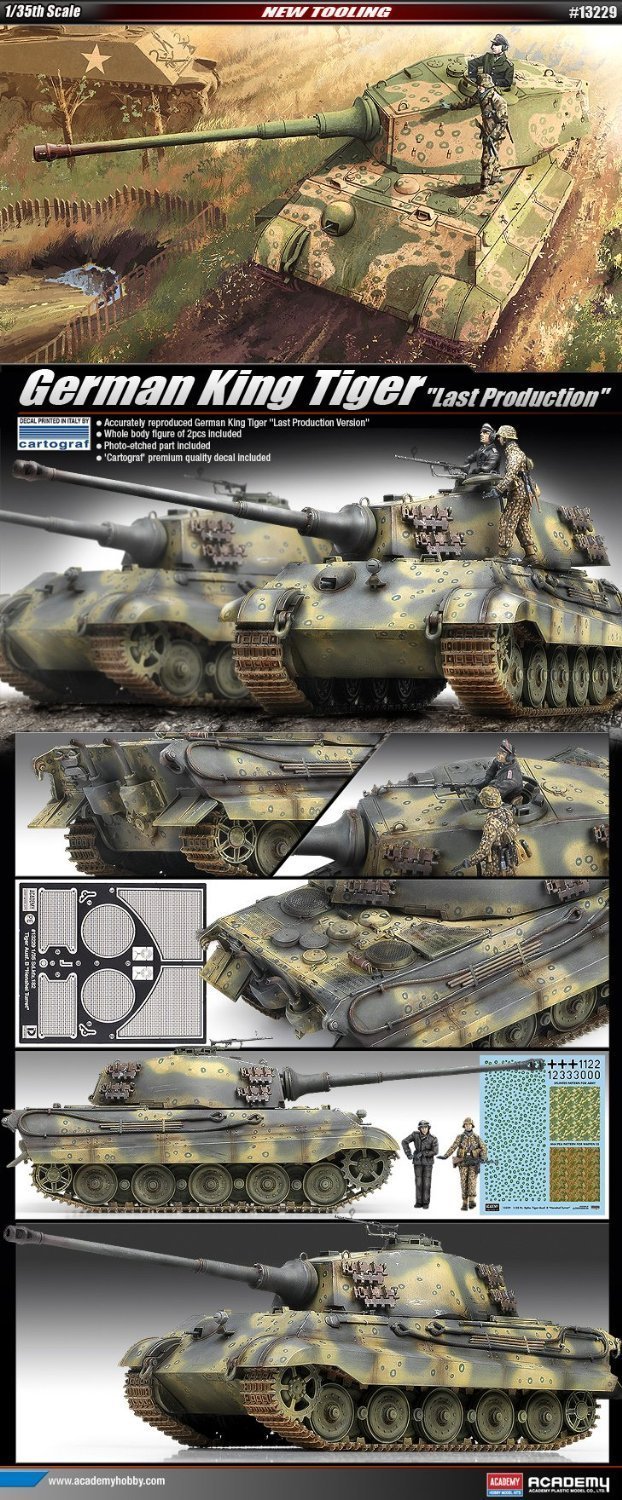 Amazon | アカデミー1/35ドイツキングタイガー最終生産戦車