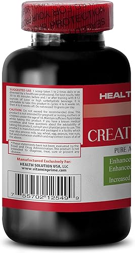 Miniatura 3 de Monohidrato de creatina orgánica - CREATINA POLVO 3.53 oz - impulsar el crecimiento muscular - creatina monohidrato polvo - creatina micronizada