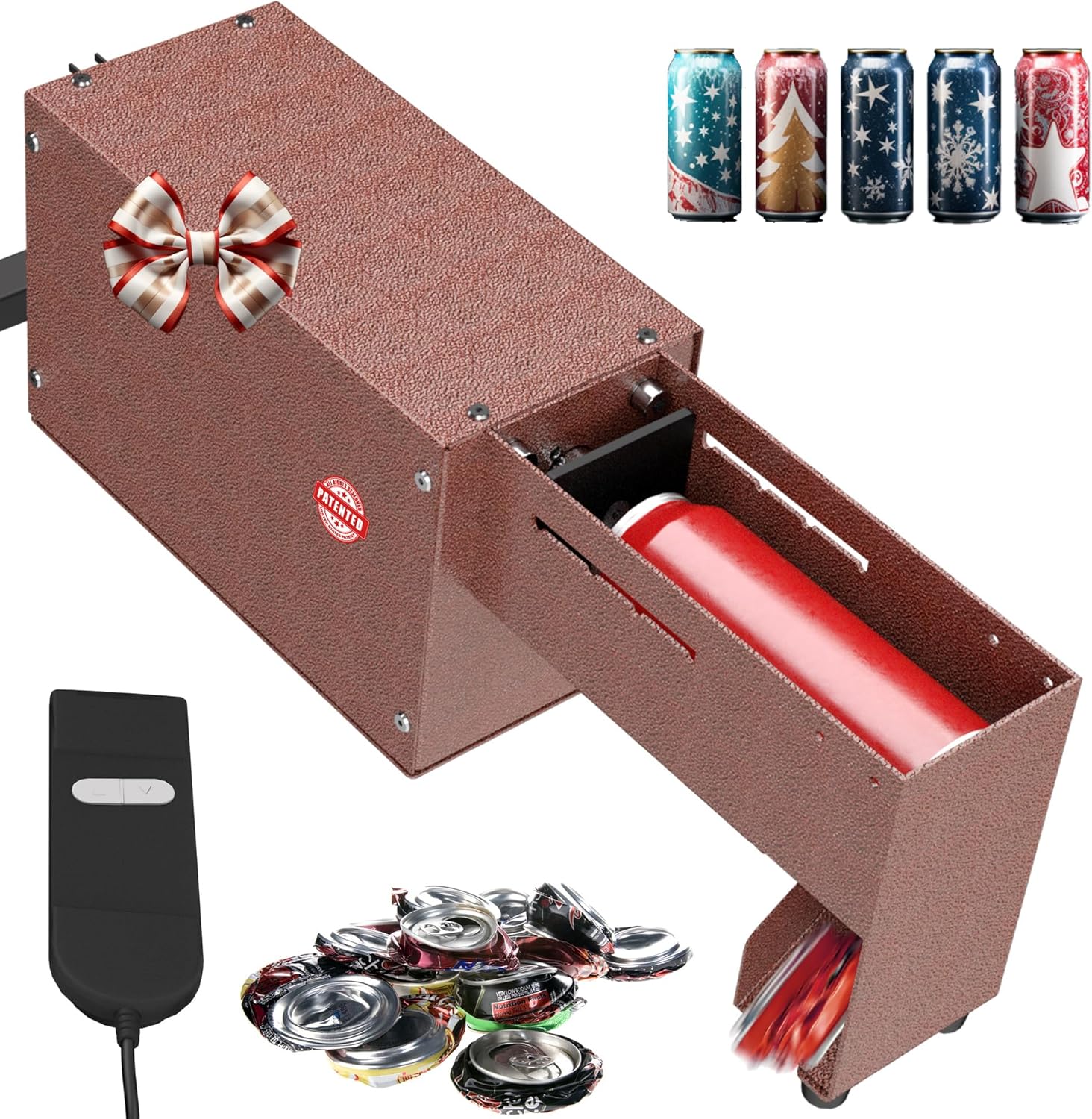 ATINY automatic can crusher electric aluminum can crushers