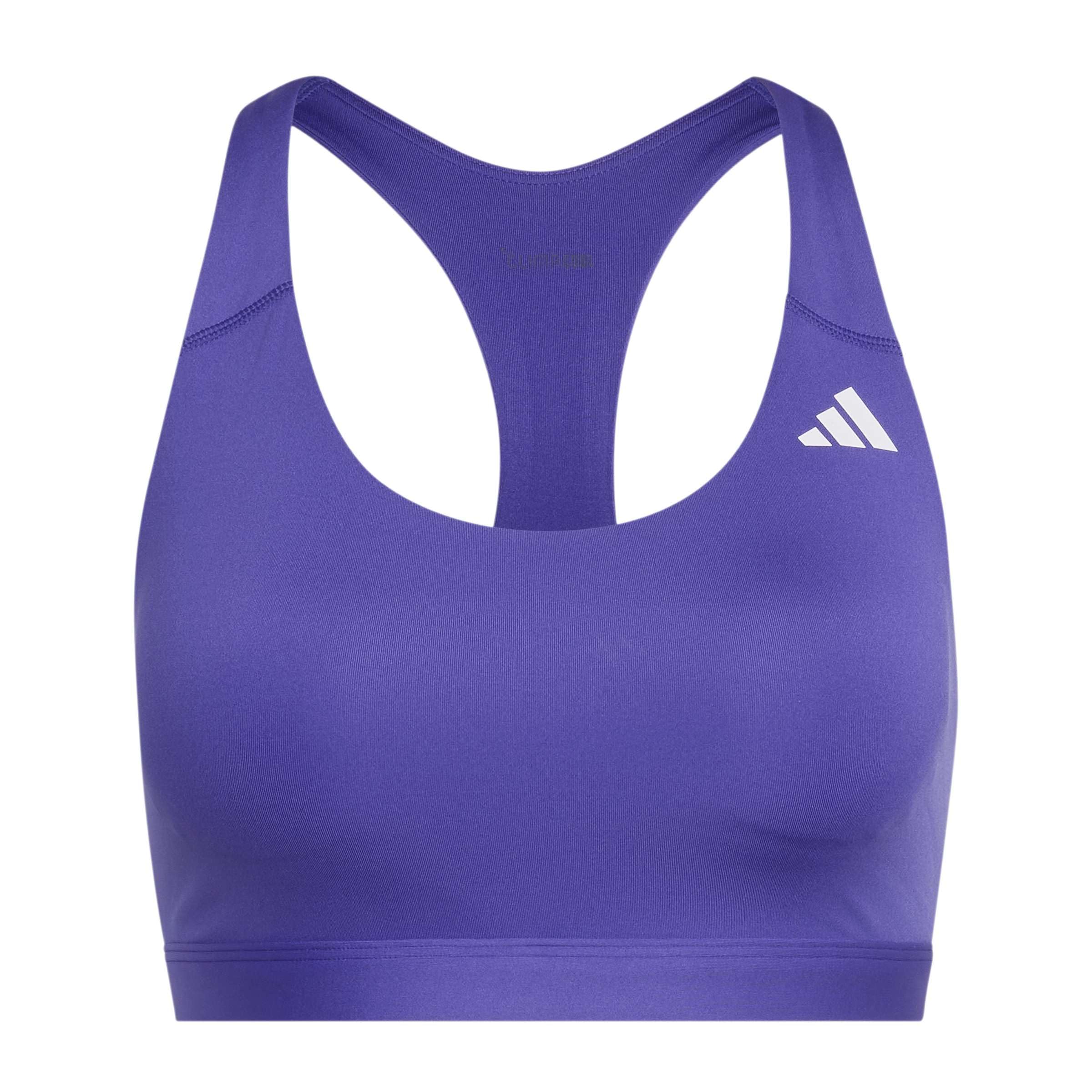 adidas Kobiety Optime Essentials Workout Medium Support Bra, Pure Purple, XS