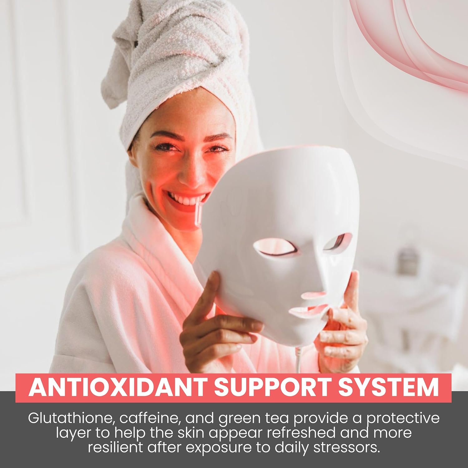 Red Light Therapy Activation Serum - Deep Penetration Technology with Green Tea, Hyaluronic Acid & Peptides | Prepares Skin for Devices, Improves the Look of Fine Lines & Wrinkles – 1 oz - Image 6