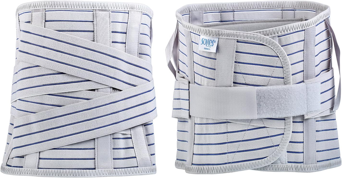 Soles Lumbar Back Brace Lumbosacral Back Support - Adjustable, Breathable Corset - Unisex- Reduces Back Pain, Supports Core Strength - Comfortable DesiLumbar Back Brace