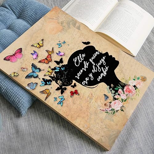 Miniatura 4 de LOLUIS Inspirational Quotes Wall Art, Afirmaciones Positivas Regalo Decoracion Para Mujeres Ninas, Spanish Quotes Posters (Custom Framed  Canvas,