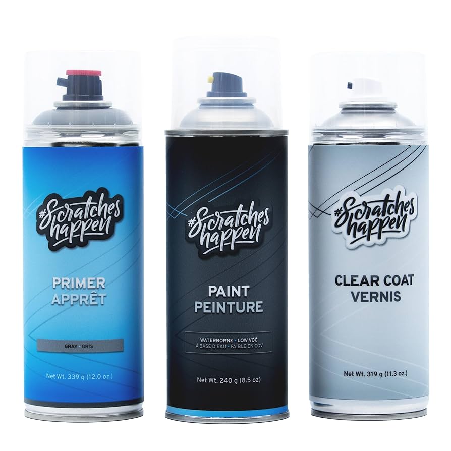 ScratchesHappen Exact-Match Spray Paint - Champagne Silver