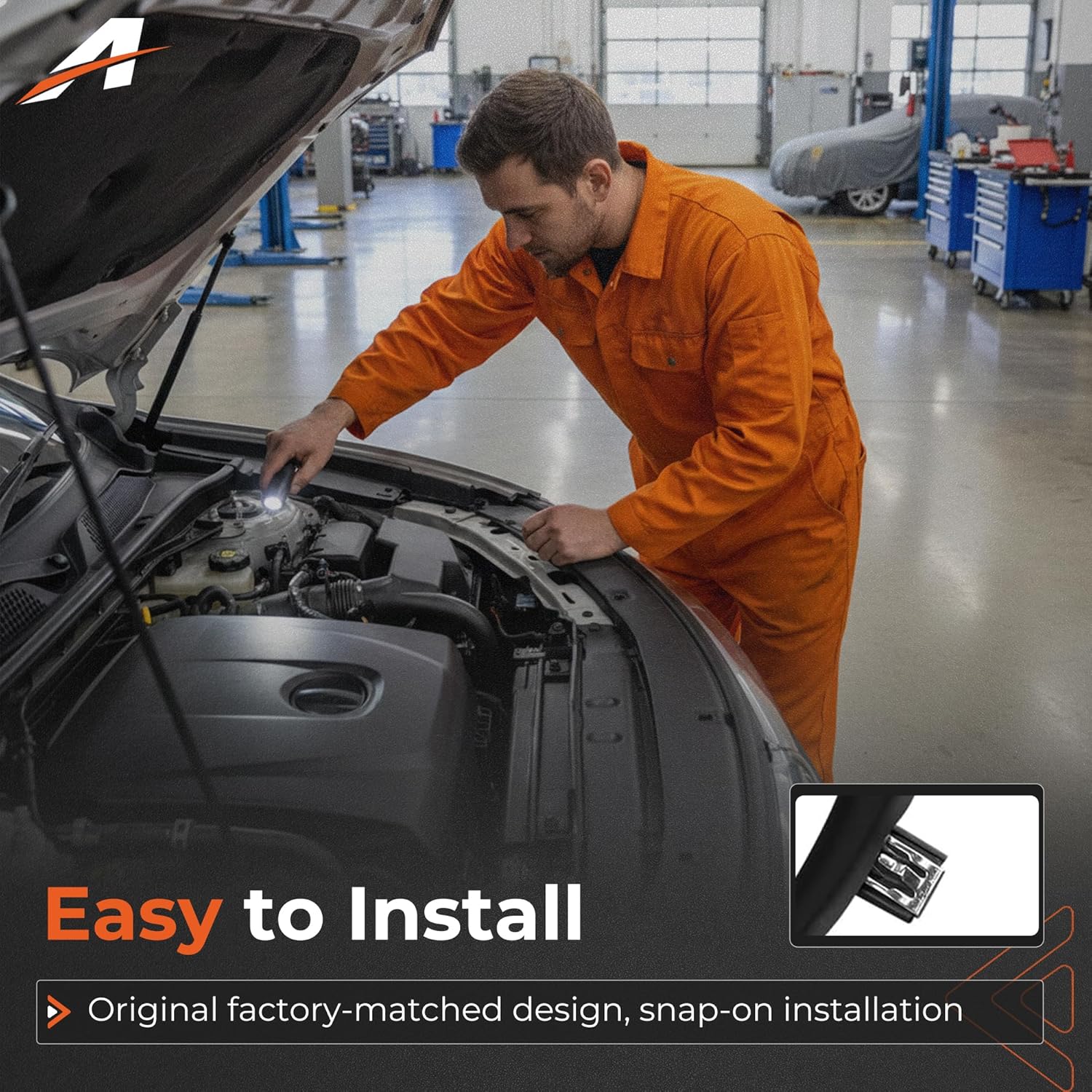 Windshield Wiper Cowl Panel Grille Compatible with Jeep Grand Cherokee 2016-2022 Left & Right Front Window Cover Insert Panel Replace# 55112951AC 55112952AC