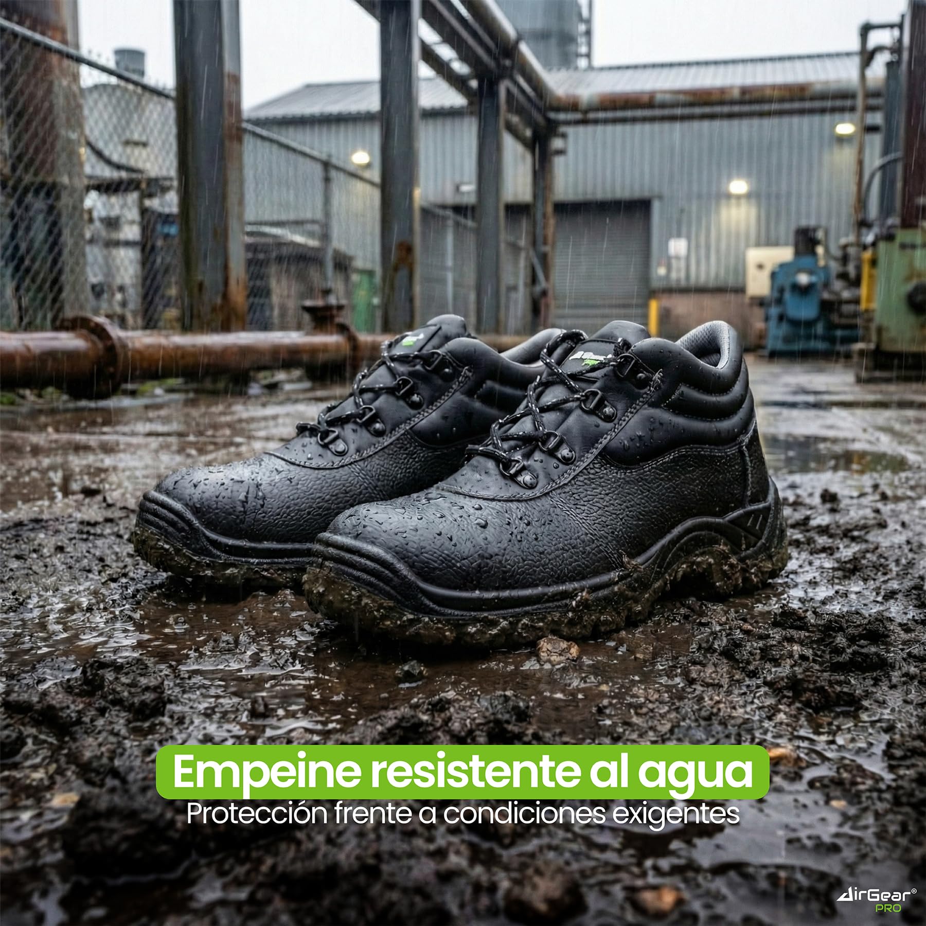 Calzado de Seguridad S3 SRC para Hombre y Mujer – Punta de Acero, Suela Anti perforación, Antideslizantes, Transpirables, Botas de Trabajo para construcción, Industria y oficios