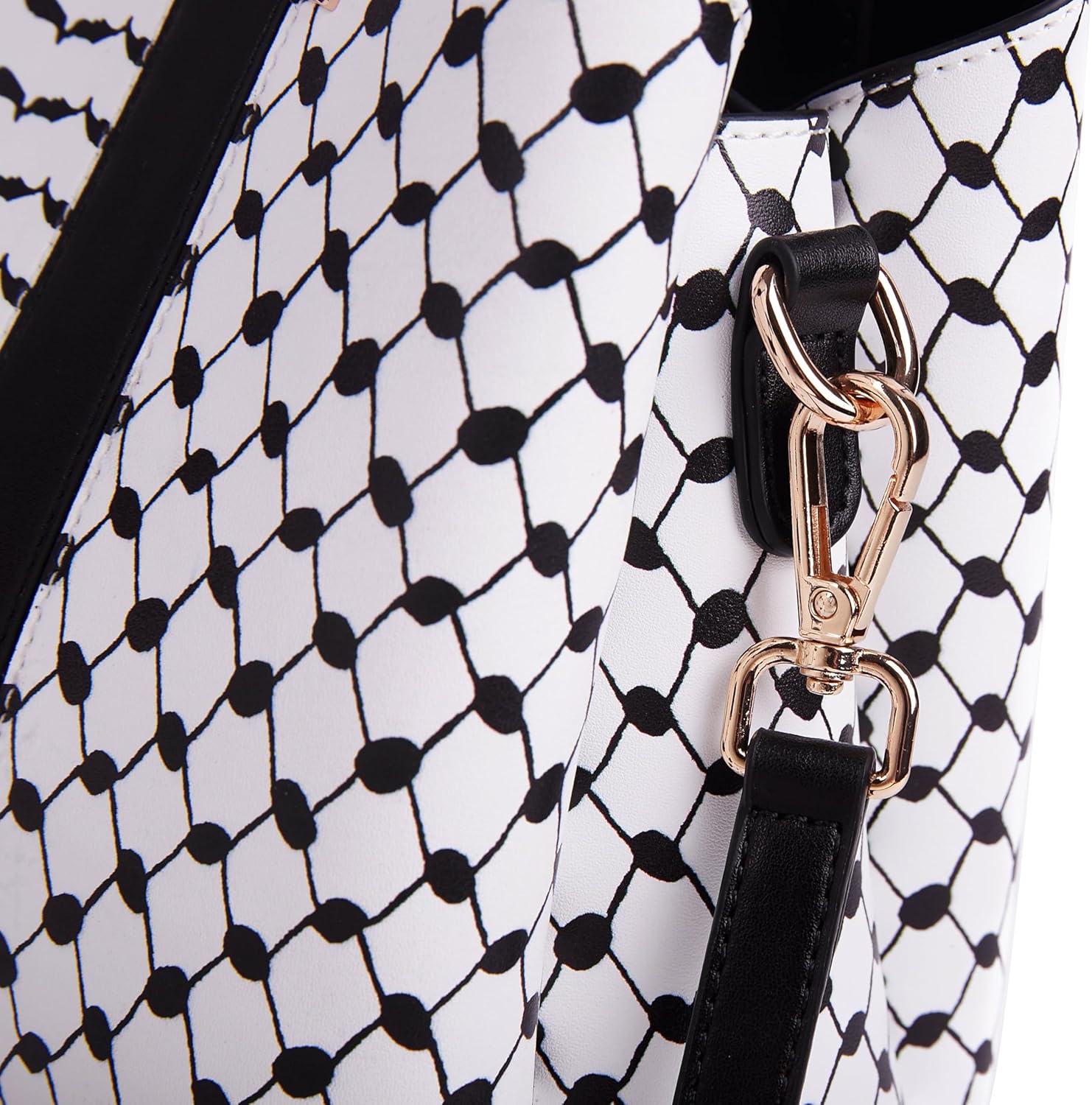 Threads of Heritage Handbag Collection - Genuine split Cowhide Leather - INSPIRED BY THE KEFFIYEH | Modern Heritage