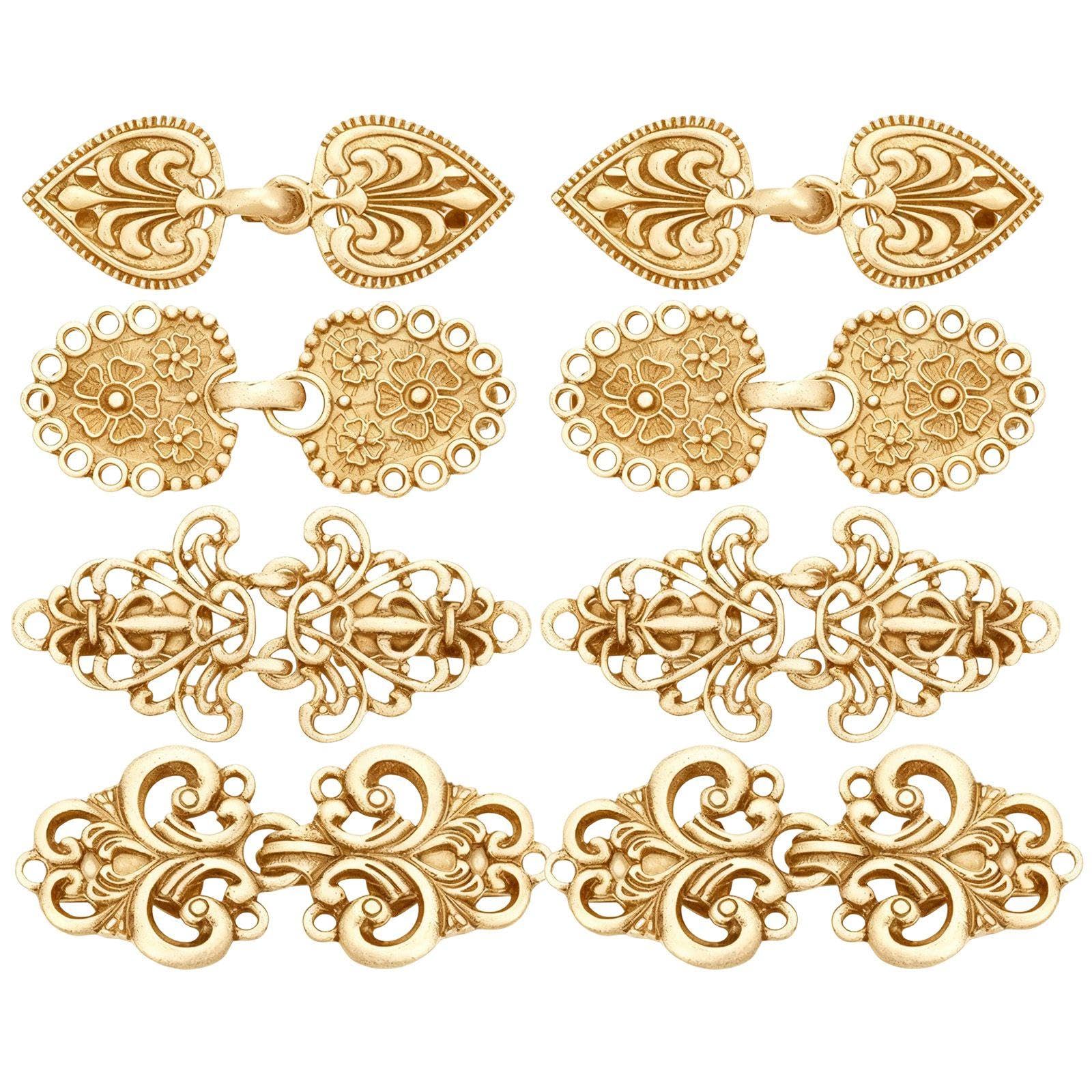 WUFGWBD 8 Pieces Of Retro Waist Tightener, Multifunctional Sweater Shawl Clip, Cardigan Dress Decoration Brooch, Clothing Windproof Fixed Accessories.