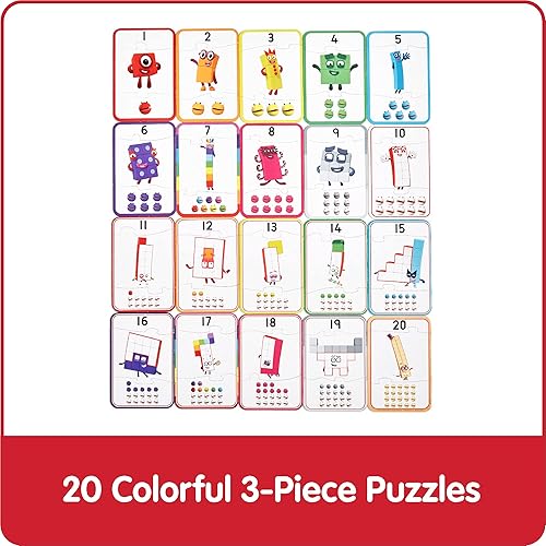 Miniatura 2 de hand2mind Numberblocks - Juego de rompecabezas para contar números para niños pequeños y juguetes matemáticos juego de juego para niños aprendizaje