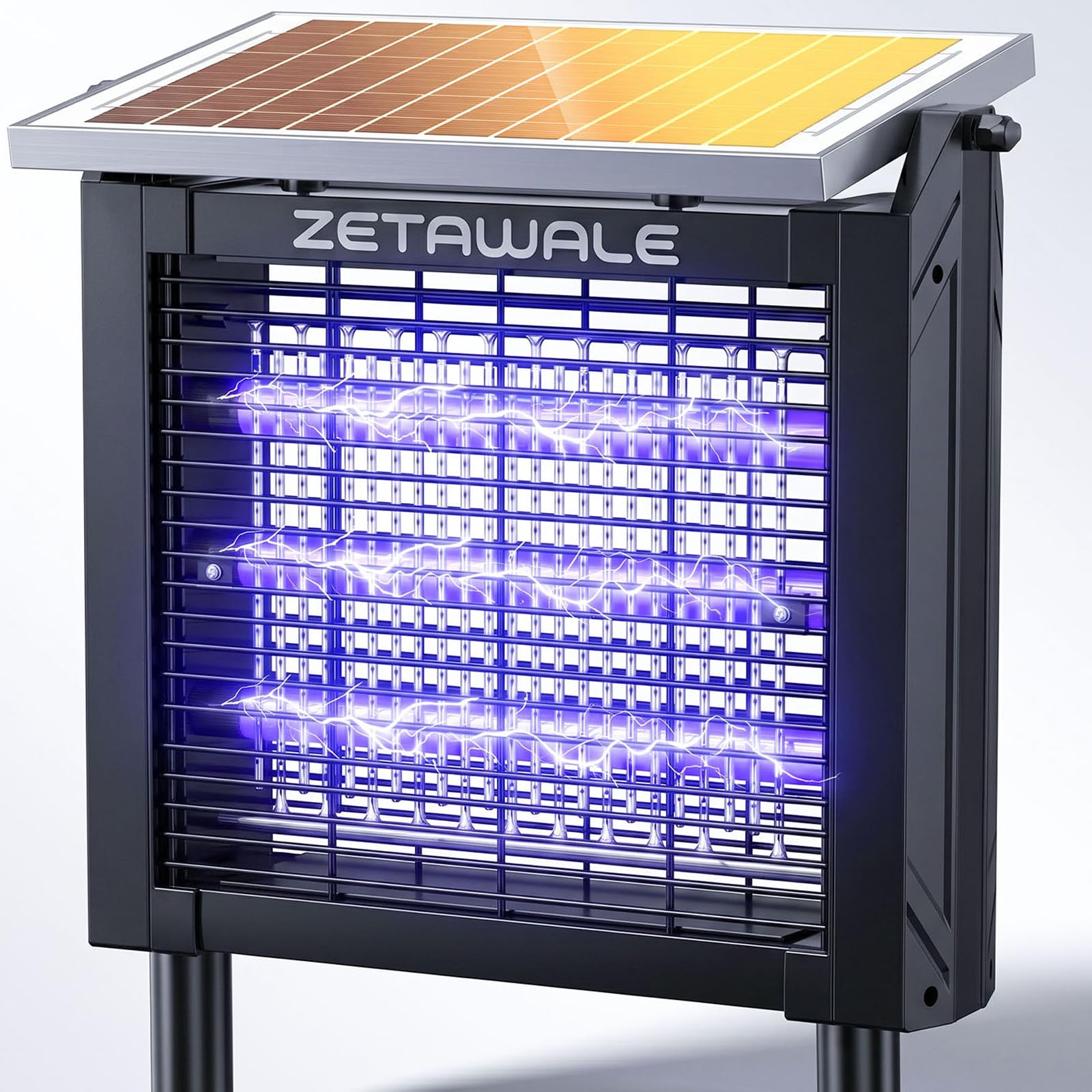 Amazon.com : ZETAWALE Solar Powered Bug Zapper Outdoor, 4500V