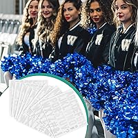 Vista 36 de Outus 279 Pieces Christmas 2 Inch A-Z Flock Letters Transfer Letters for Christmas Stocking Graduation Cap Toppers(Glitter Silver)