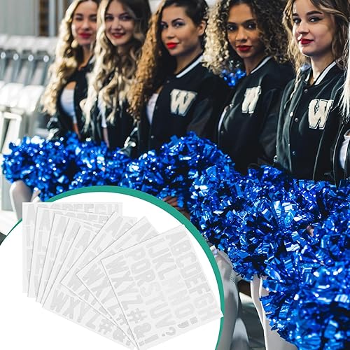 Miniatura 6 de 279 letras de graduación termo-adhesivas de 2 pulgadas A-Z, letras de transferencia, letras de medias de Navidad, letras para planchar sobre