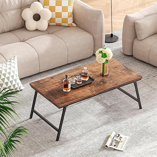 Miniatura 7 de Mesa auxiliar plegable, pestillos para las patas, escritorio portátil y resistente para sentarse en el suelo, mesa de centro baja sin montaje para