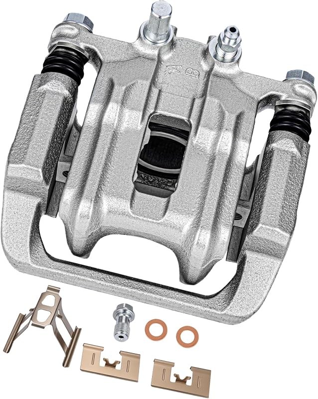 Pinça de freio a disco traseira direita cciyu com suporte para Honda CR-V 2005–2006 – 1 unidade