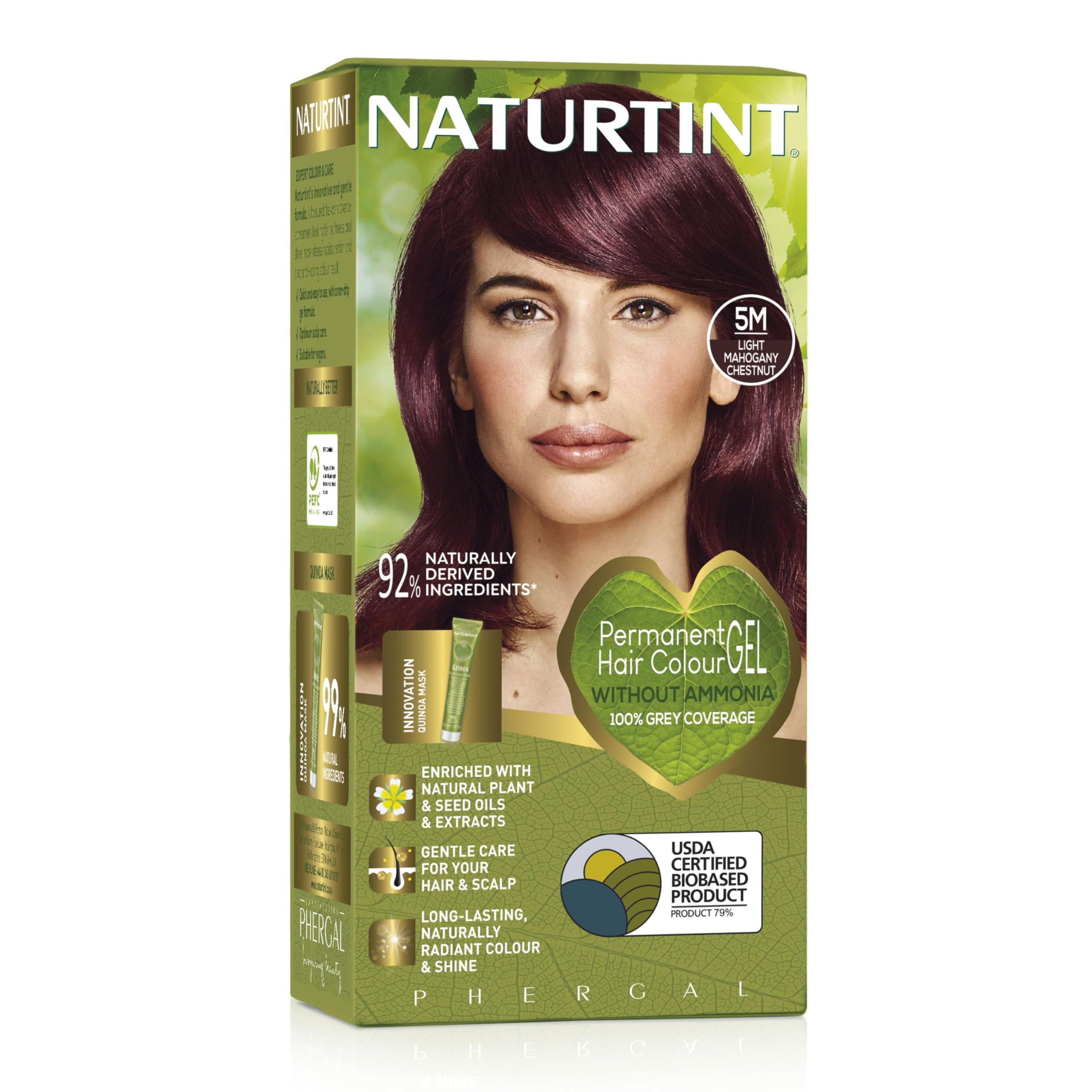 Naturtint Permanent Hair Colourant Light Mahogany Chestnut 5M 170ml