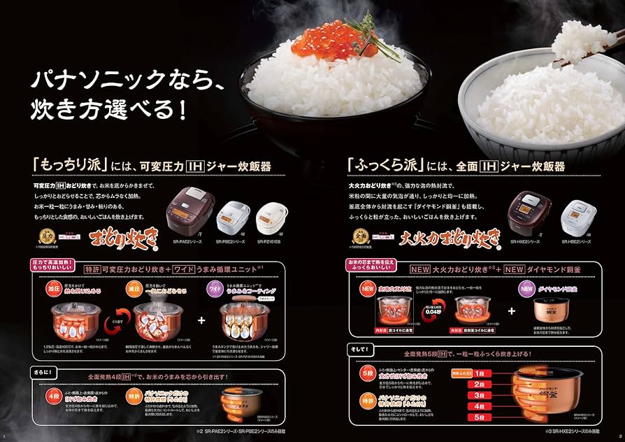 Amazon | パナソニック 可変圧力IH炊飯ジャー(5．5合炊き