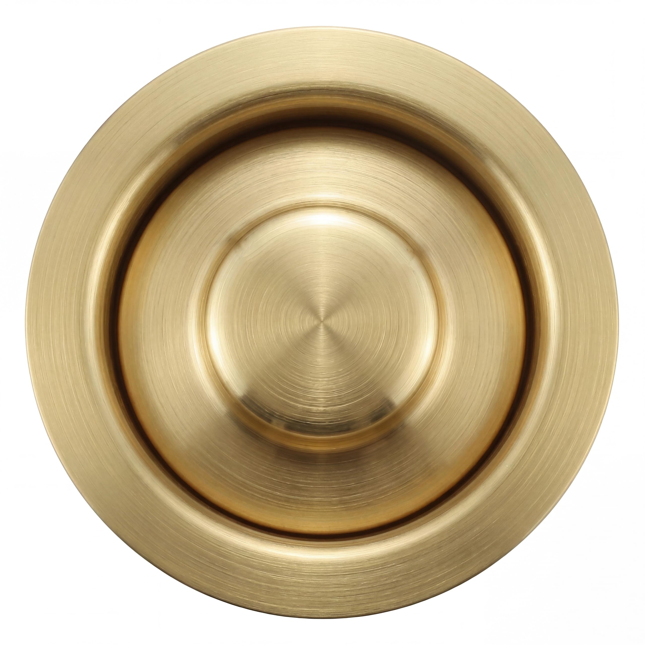 Lqs Golden Kitchen Sink Garbage Disposal Flange & Stopper - Fits Standard 3.1 In Drain Hole, B08611c677