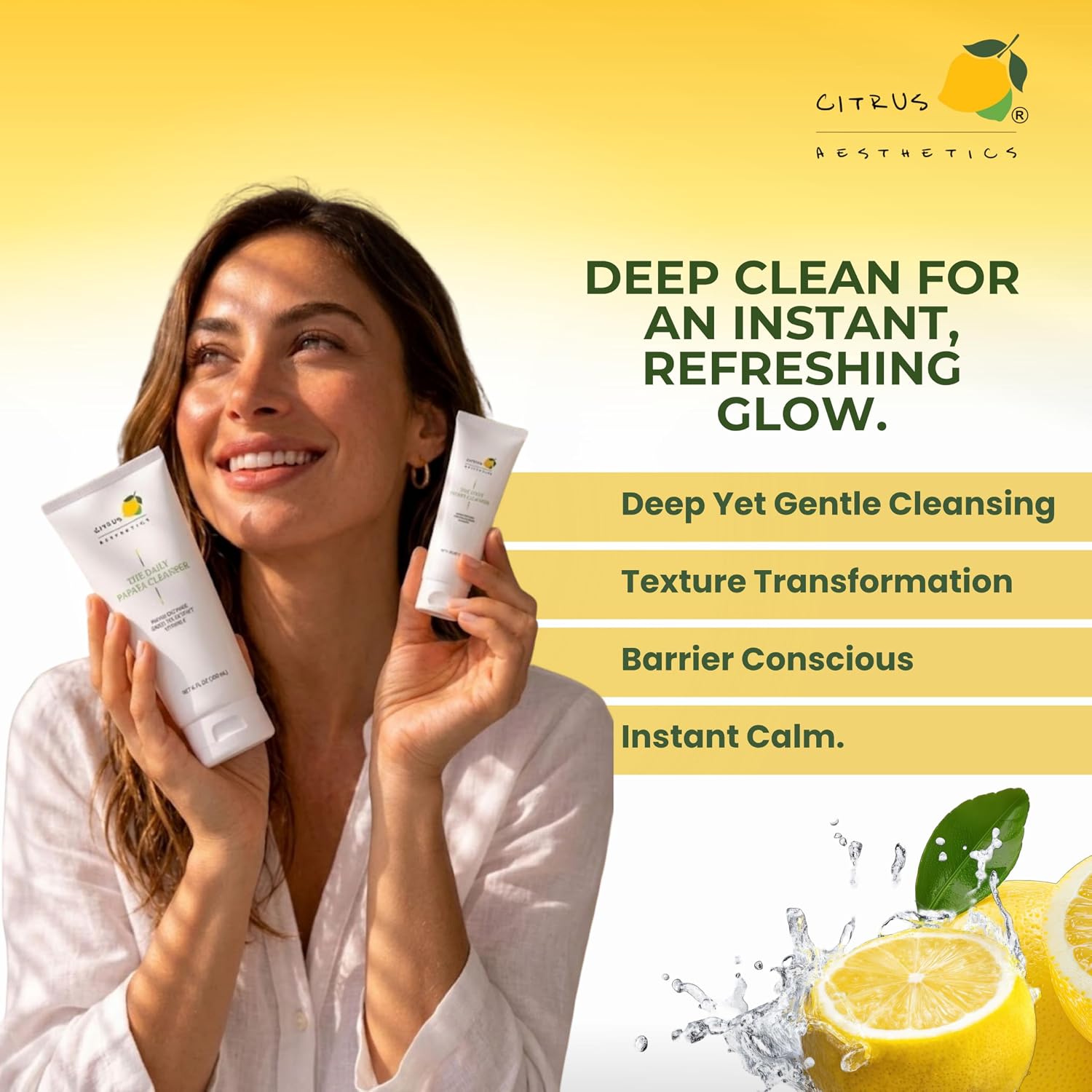 The Daily Papaya Cleanser (Papaya Enzyme Cleanser – Gentle Exfoliating Face Wash for Smooth & Bright Skin from