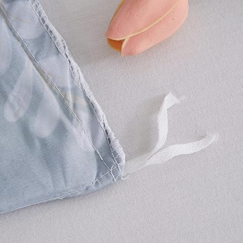 Miniatura 4 de Sedefen Juego de funda de edredón floral negro tamaño Queen con diseño estético de flores rosas, multicolor, botánico amarillo, estampado de