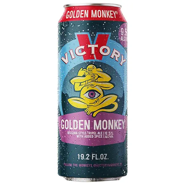 Victory Brewing Company Golden Monkey 19.2fz Can, 19.2 FZ 1