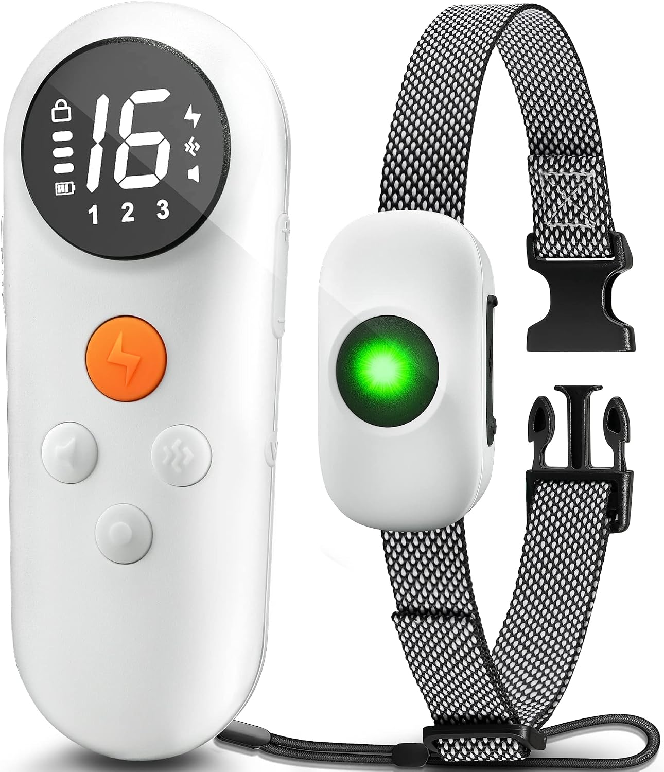Dog Shock Collar for Large Medium Dogs Training Collar with Remote Waterproof Rechargeable Electric Dog E-Collar with Beep Vibration…