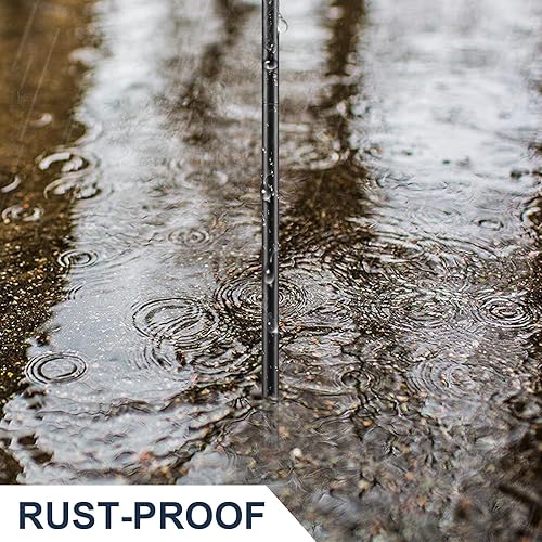 Miniatura 6 de Varilla de sonda de suelo, herramienta localizadora de tanque séptico de metal de 48 pulgadas, varilla de sonda de tierra para compactación del